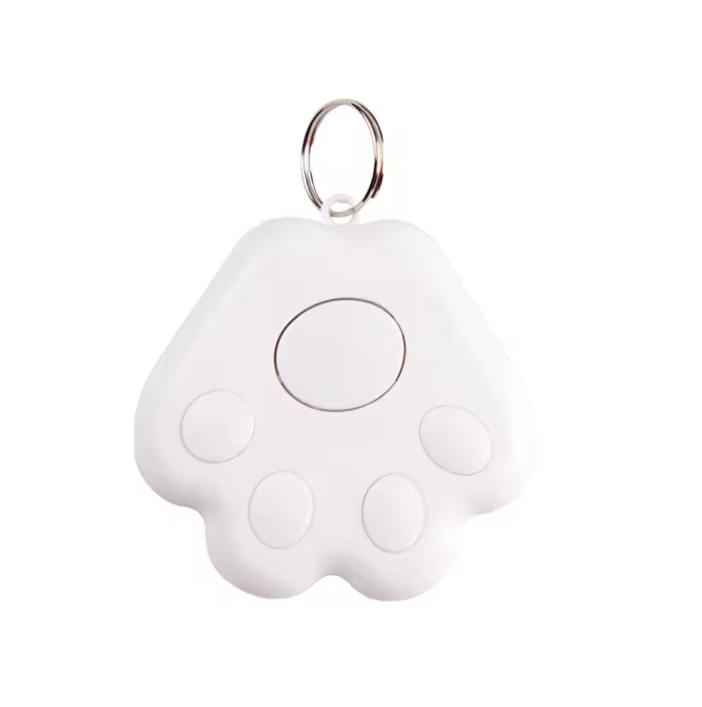 Paw-Shaped Mini GPS Tracker - Wireless Bluetooth Locator for Pets