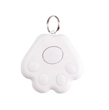 Paw-Shaped Mini GPS Tracker - Wireless Bluetooth Locator for Pets