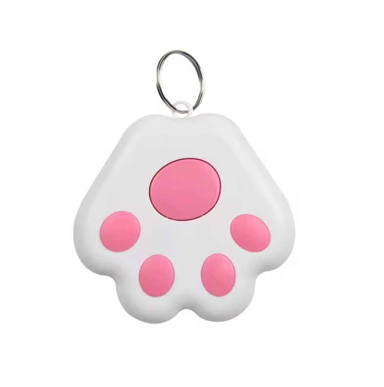Paw-Shaped Mini GPS Tracker - Wireless Bluetooth Locator for Pets