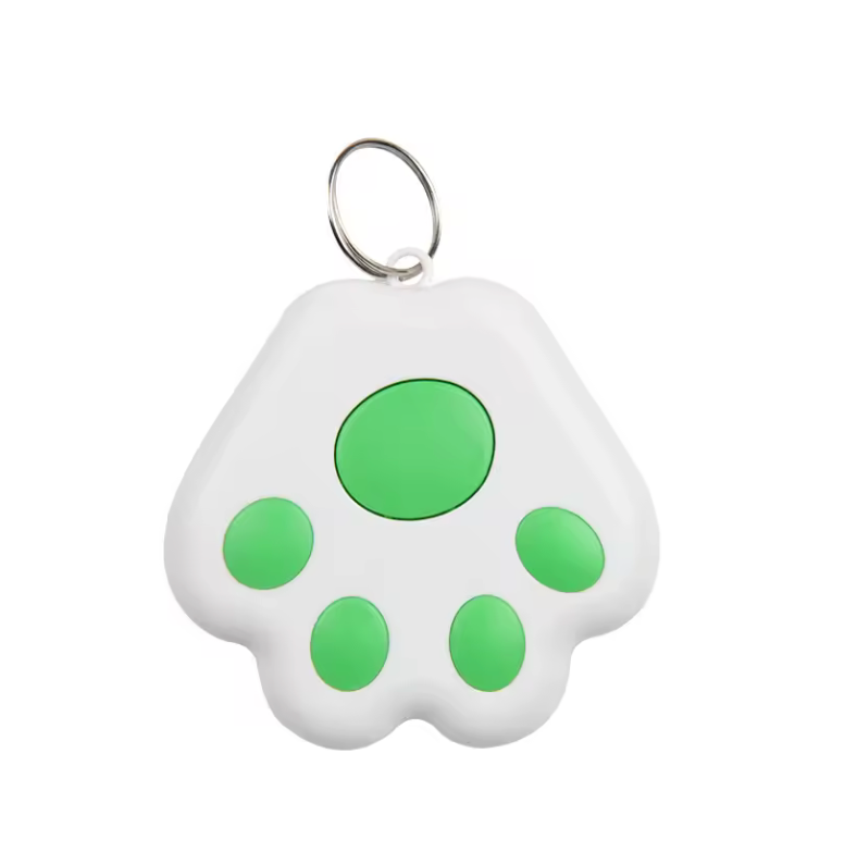 Paw-Shaped Mini GPS Tracker - Wireless Bluetooth Locator for Pets