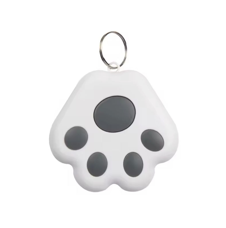 Paw-Shaped Mini GPS Tracker - Wireless Bluetooth Locator for Pets