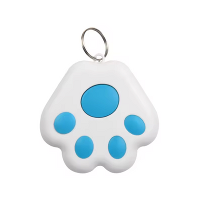 Paw-Shaped Mini GPS Tracker - Wireless Bluetooth Locator for Pets